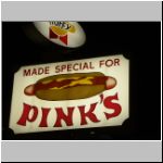 Pink's neon sign