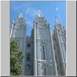 Our only picture of the Mormon Temple at Temple Square