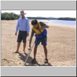 Digging for yabbies