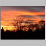 Sunset over Vigeland Park