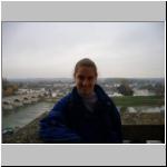 View of the Loire from a chateau balcony