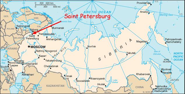 Map of Russia