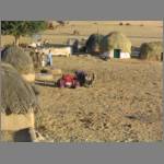 Some of the huts at the Sam village