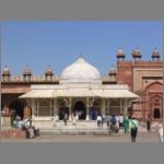 The tomb of a saint buried at Fatehpur