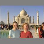 Mother and Daughter at the Taj