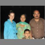 Daria with Ritu, Vipin and Addi
