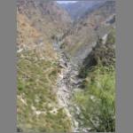 The area surrounding the waterfall