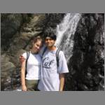 Mehras at the waterfall