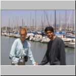 Mehras at the marina