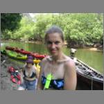 At a kayak landing spot
