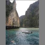 Pileh bay where we snorkelled and ran away from the watersnake