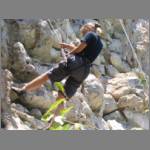 Rapelling: it's just like walking, only vertically