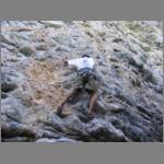 Puneet working his way up on the second climb