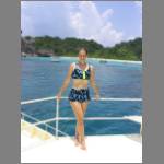 Daria aboard the boat