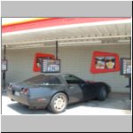 Our Corvette at the drive-in