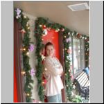 All doors are decorated with flowers like these