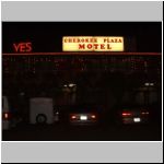 Cherokee Plaza Motel where we stayed
