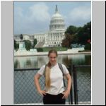 Daria with Capitol Hill in background