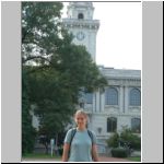 Daria with an academy building