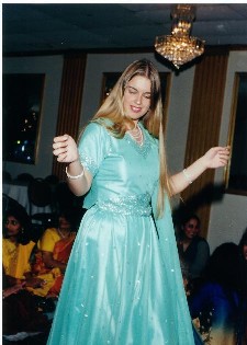 Daria dancing at ladies sangeet