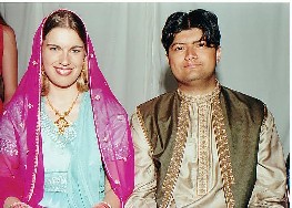 Puneet and Daria at Ladies Sangeet